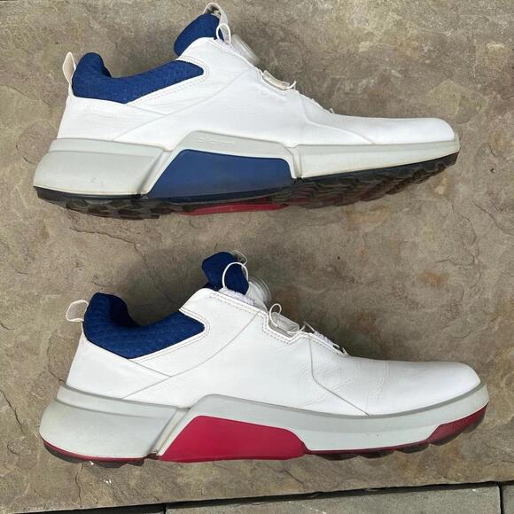 ECCO Men's White and Blue Other-footwear - Picture 5 of 8